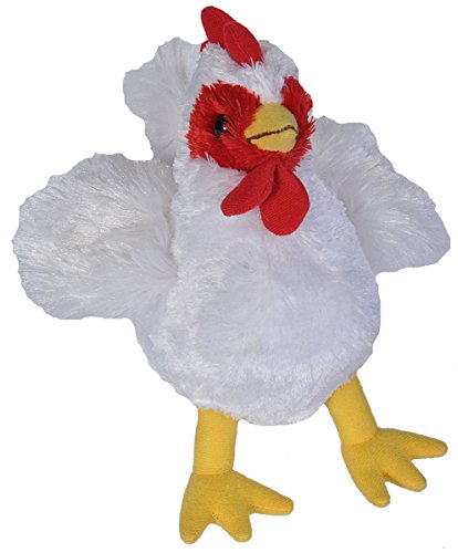 Wild Republic - Hug'ems, Peluche gallina, 18 cm (18093)