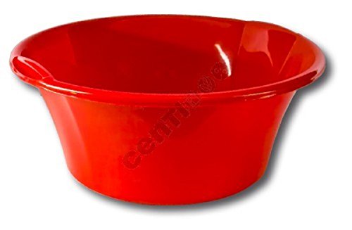 Schüssel, Wanne rund Ø 50 cm Rot