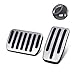 Produktbild Womdee Tesla Model 3 Accessories, 2 Set Non-Slip Performance Foot Pedal Pads Auto Aluminium Accelerator Brake Replacement Pedal Cover with Rubber Pull Tabs for Tesla Model 3 … (B)