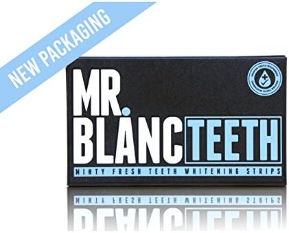 Mr Blanc Teeth ™️ Teeth Whitening Strips - 2 Week Supply - Professional Teeth Whitening - Enamel Safe - Non Peroxide