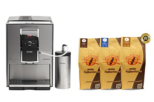 NIVONA Kaffeevollautomat NICR 858 + 3 kg Spitzenkaffee von Mondo del Caff NIVONA Kaffeevollautomat NICR 858 + 3 kg Spitzenkaffee von Mondo del Caff