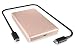 Produktbild ICY BOX Externes USB-C Gehäuse für 2,5 Zoll HDD/SSD, USB 3.1 (Gen 2, 10 Gbit/s), Aluminium, werkzeuglos, rosa