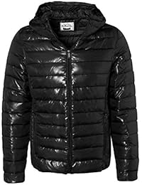 Herren Winterjacke Glänzend - Leichte Daunenjacke Mit Kapuze, Warme Übergangsjacke