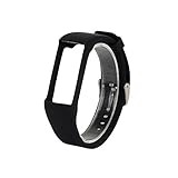 Ersatz von Handschlaufe für Polar A360 Silikon Armbanduhr Band für Fitness Tracker Polar A360 (nur Ersatzband, ohne Tracker), schwarz