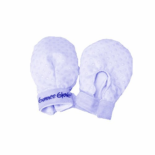 Award Winning My First Gummee Glove Anti Scratch Teething Mittens - Baby Blue - Suitable From Birth