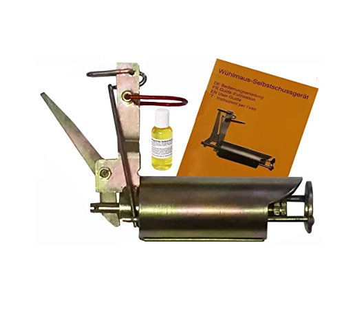 Selbstschuss Apparat / Gerät gegen Wühlmäuse Wühlmausfalle neueste verbesserte Version aus 2014.