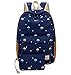 Produktbild LAAT Packung Mode Student Weiseschulter beutel Casual Schultasche Canvas Schulter Rucksack leichte Schultertasche 2 Stück