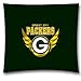 Produktbild Mama NFL Green Bay Packers Throw Pillowcase for Father's Day Gift, Pure Cotton, 1000 Thread Count 18x18 Inch (45x45 Cm)