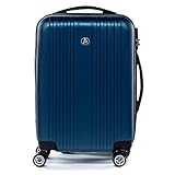 STABIL & LEICHT... dank unseres DURE-FLEX Verfahrens bietet das robuste ABS (100%) Flexibilität und Leichtigkeit so das der Koffer auch nach starken Belastungen seine Form wieder annimmt