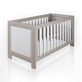 Babyzimmer Felix mit 3 türigem Kleiderschrank in der Trendfarbe akaziengrau - 2
