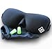 Black Sleep Mask by Bedtime Bliss - Contoured & Comfortable With Moldex Ear Plug Set. Includes Carry Pouch for Eye Mask and Ear Plugs - Great for Travel Shift Work & Meditation RS.2000.00