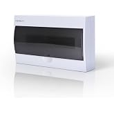 Aigostar Surface Electrical Distribution Box with Door for 18 Modules, 1 Unit, White