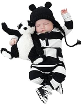 Bekleidung Longra Säugling Baby Jungen Mädchen Baumwolle Strampler Overall Bodysuit Kleidung Outfit Babykleidung...