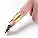 CRYSTALUM® 100 X Golden Nail Art Tips Extension Forms Guide French Diy Tool Acrylic UV Gel