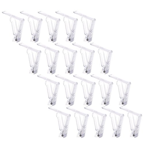 lansue Set di 8 Clip di plastica Trasparente tovaglia tovaglia tovaglia Primavera Clip clamp for Home Party & Picnic