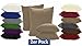 Produktbild Doppelpack Serie Jersey Kissenbezüge mit Reißverschluss aus 100% Baumwolle in 12 modernen Farben und 4 Größen(40 x 40 cm, Sand)