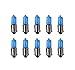 Produktbild 10x H6W BLUE VISION BAX9s 12V 6W JURMANN® LAMPEN FALTSCHACHTEL SUPER WHITE 10 STÜCK