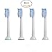 Produktbild U-Prime® Ersatz Aufsteckbürsten,Kompatibel mit Philips Sonicare HX6054 Sensitive Standard Aufsteckbürsten(für elektrische Zahnbürsten), 4 Stück( 1er-Pack).