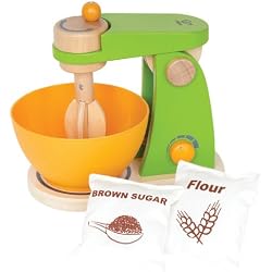 Hape - E3104 - Jeu d'Imitation en Bois - Cuisine - Robot de Cuisine