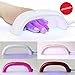 Upgraded LED Nail Lamp for Gel Nail Polish, 9W Portable Mini Powerful ULTRA FAST Curing Nail Dryer with Three Timers-AUTO shut off and USB + AC Power Supply White