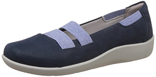Clarks Sillian Rest Womens Casual Shoes 5 Navy 2