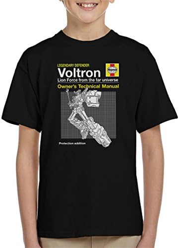Voltron Defender Of The Universe Haynes Manual Kid's T-Shirt