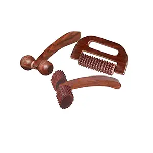 FA INDUSTRIES Wooden Neck massager (6x3) In, Wooden Face massager (5x2.5) In, Wooden Handle massager (6x3.5) In (Only Massager Manufacturering)