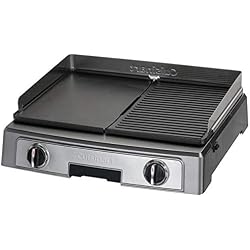 Cuisinart plancha Multi-Fonctions - pl50e - 2 plaques - Noir + 2 Pinces offertes