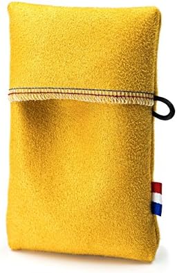 Key Pouch Faux Suede Gold