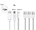 Produktbild OLI ® 3x USB Ladekabel u Datenkabel für iPhone X 8 8 Plus 7 7P Plus 5 5S 5C 6 6S 6plus 7 7 Plus, iPod Touch 5G, iPad Mini, iPad 4, iPod Nano 7G/ Iphone 8 Iphone X Adapter in weiß