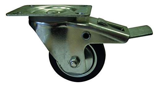 Preisvergleich Produktbild Lenkrollen mit Feststeller Eisen verzinkt 140mm