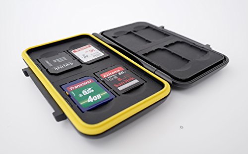 Ares Foto® MC-SD8 Speicherkarten Schutzbox / Memory Card Case / Card Safe / für 8 Stück SD Karten – New Edition 2017 for 8 SDHC Cards - 5