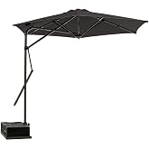 SAHRA 250/6 Side Body Garden Umbrella - Anthracite