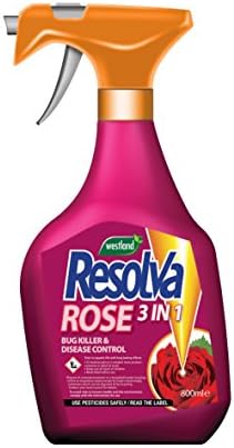 Resolva 20300385 Rose 3 in 1 Bug Killer and Disease Control, 800ml, Clear