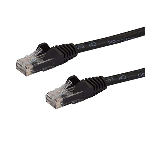 StarTech.com N6PATC2MBK - Cable de Red Ethernet sin enganches, Cat 6, 2 m, Negro