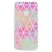 Produktbild SmartProtectors! Softcase aus TPU / Hülle / Cover / Case / Schutzhülle für Huawei P10 Lite mit bunte Dreiecke Farbverlaufend pink rosa violett grün