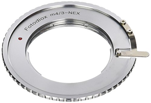 Adaptador de Montura de Lente Fotodiox, de Micro (Micro-4/3, MFT) a Sony NEX E-Mount cámara (como Alpha A7 II, a5100, Alpha 7, NEX-3, NEX-5 y nex-7)