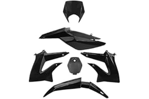 NTT KIT CARROSSERIE ADAPT. DERBI SENDA DRD XTREME (2010 A 2015 ) NOIR (6 PIECES)