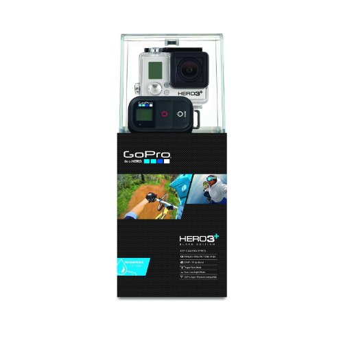 GoPro HERO 3+ Black Edition - Videocámara de 12 Mp (vídeo Full HD, estab. imagen, WiFi), negro (importado) - GoPro