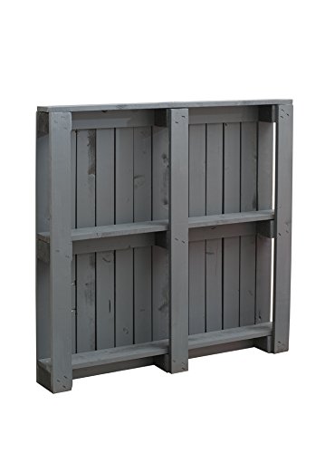 Castagnetti 1928 Estante de 3 Planos, Acabado palé, Madera de Abeto, Gris