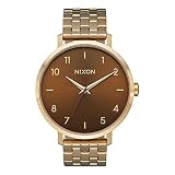 Nixon Damen Analog Quarz Uhr mit Edelstahl Armband A1090-2803-00