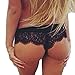 Produktbild Unterwäsche Dessous lingerie Damen,Yanhoo Heiße Mode Frauen nahtlose Spitze Schriftsatz Unterwäsche Wäsche Schlüpfer Zapfen G-Schnur (Schwarz, M)