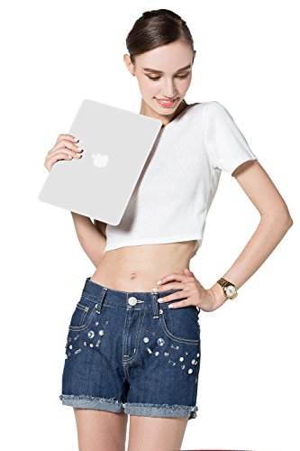 MOSISO Ultra Slim Plastik Hartschale Schutzhülle Hülle Snap Case für MacBook Pro 13 Zoll mit CD-ROM Drive (A1278), Weiß - 7