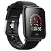 Produktbild Q9 Wasserdichte Sport-Smartwatch für Android/iOS mit Herzfrequenz-Monitor, Blutdruck-Funktionen, Schwarz