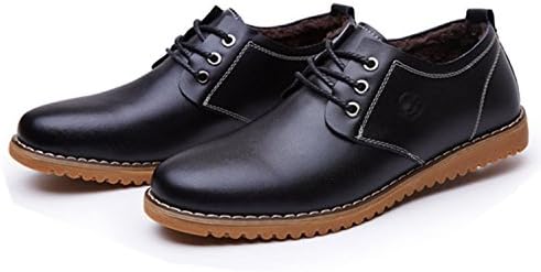 CANRO Men's Casual Oxfords Leather Shoes Slip on Loafer Flats Size UK 5.5-11