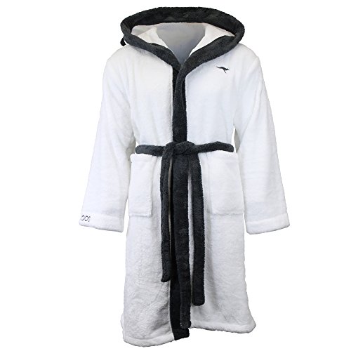 KangaRoos Bademantel #702193 Weiß/Grau - 5XL