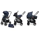 Casualplay 886106B - Cochecito Avant + portabebés Baby 0+ + capazo Metropol