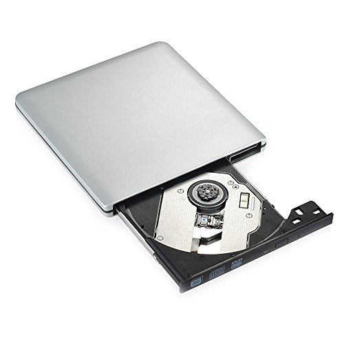 Neu VicTsing Ultra Slim Extern USB 3.0 DVD VCD CD RW Brenner Drive Superdrive Tragbar für Apple Mac Macbook Pro Air iMAC, Windows 2000, XP, Vista, 7 PC Laptop usw.