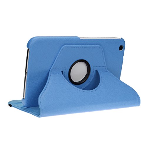 doupi Deluxe Protección Funda para Galaxy Tab 3 (8 Pulgadas), Smart Sleep/Wake Up función 360 Grados giratoria del Caso del Soporte Bolsa, Azul