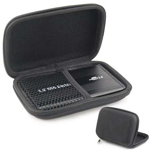 Yahee Festplattentasche Schutztasche Hülle für externe Festplatten für 2.5 Zoll HDD/SSD - 2